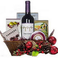 Wine and Gourmet Gift Basket for the Holiday Season
